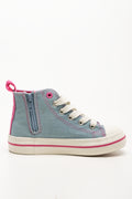 Barbie Denim High Top Sneakers