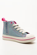 Barbie Denim High Top Sneakers (1)