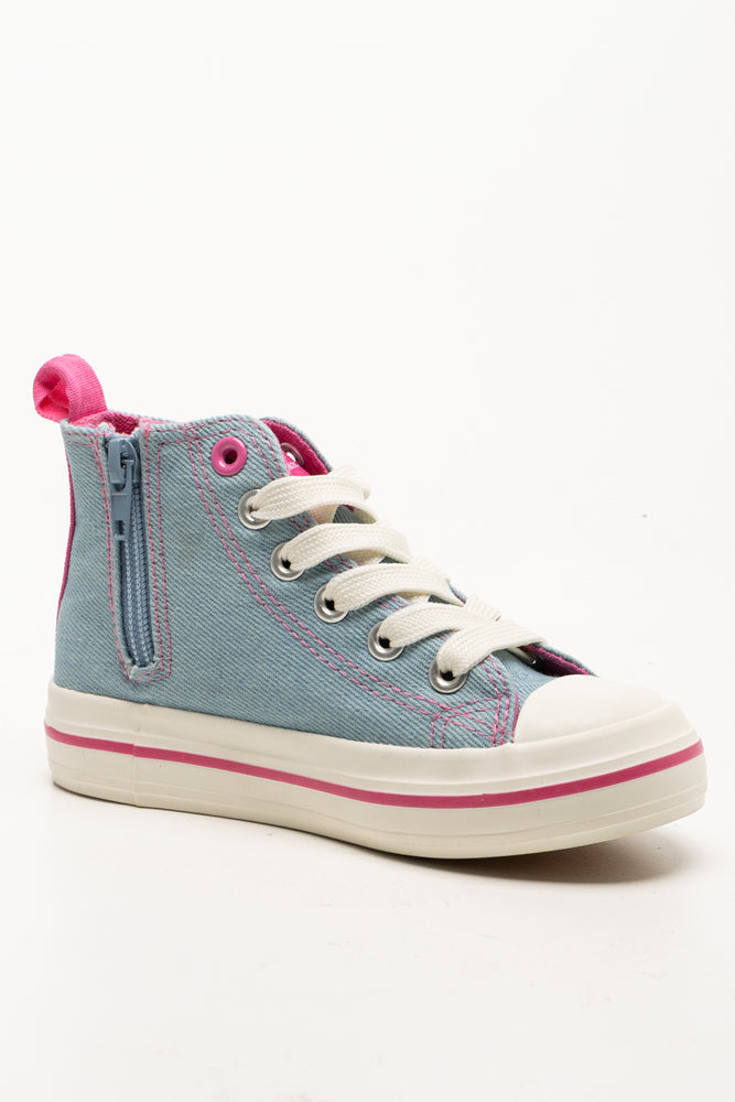 Barbie Denim High Top Sneakers (1)
