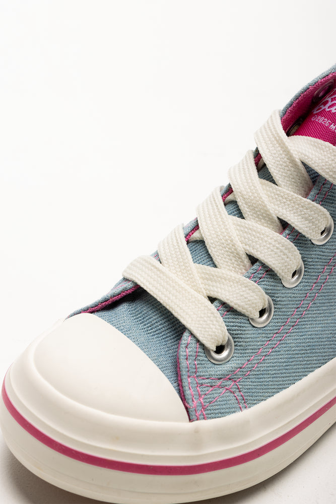 Barbie Denim High Top Sneakers (2)