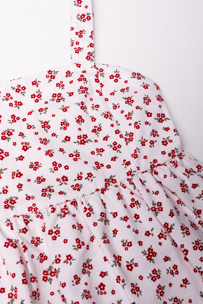 Strappy Top White And Red (1)