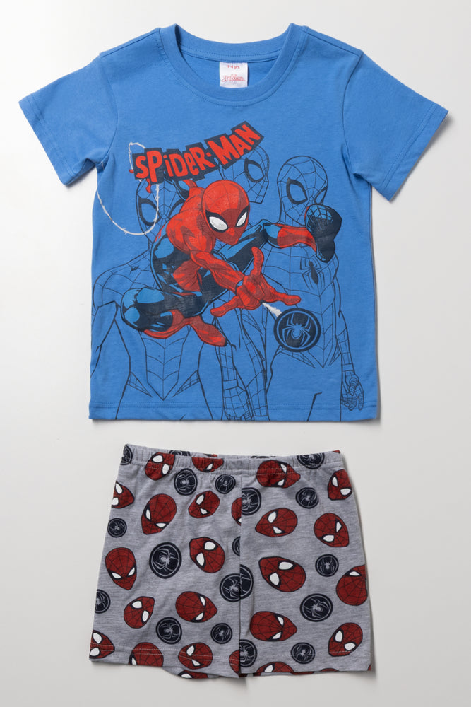 Spider-Man Short Sleeve Pyjamas Blue