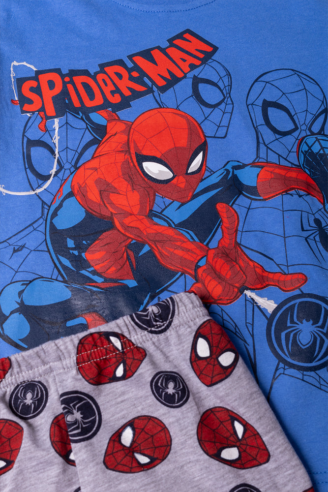 Spider-Man Short Sleeve Pyjamas Blue (1)