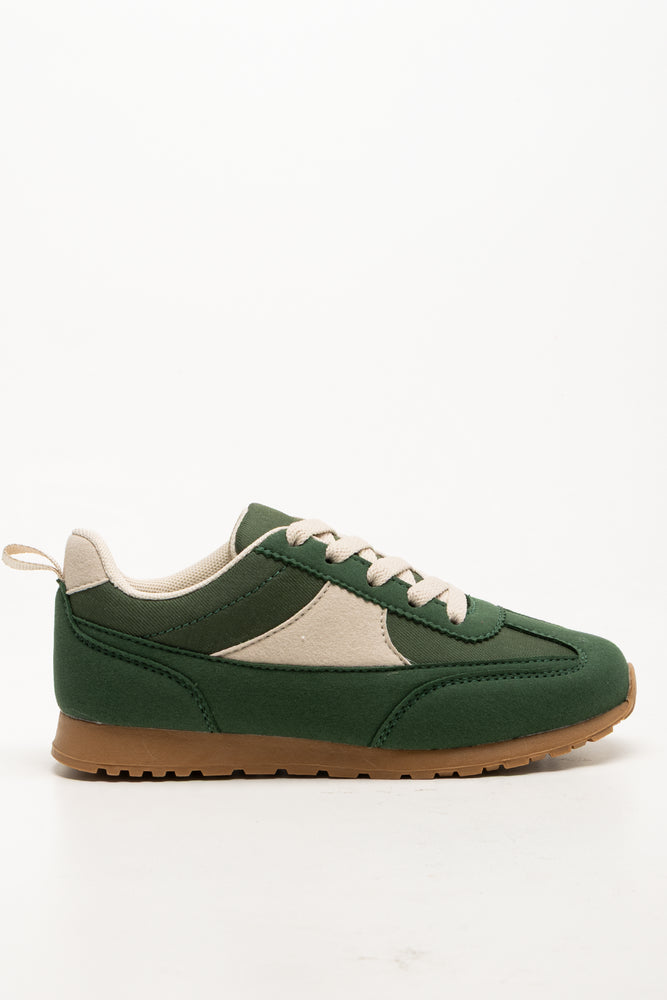 Retro Trainers Green (1)