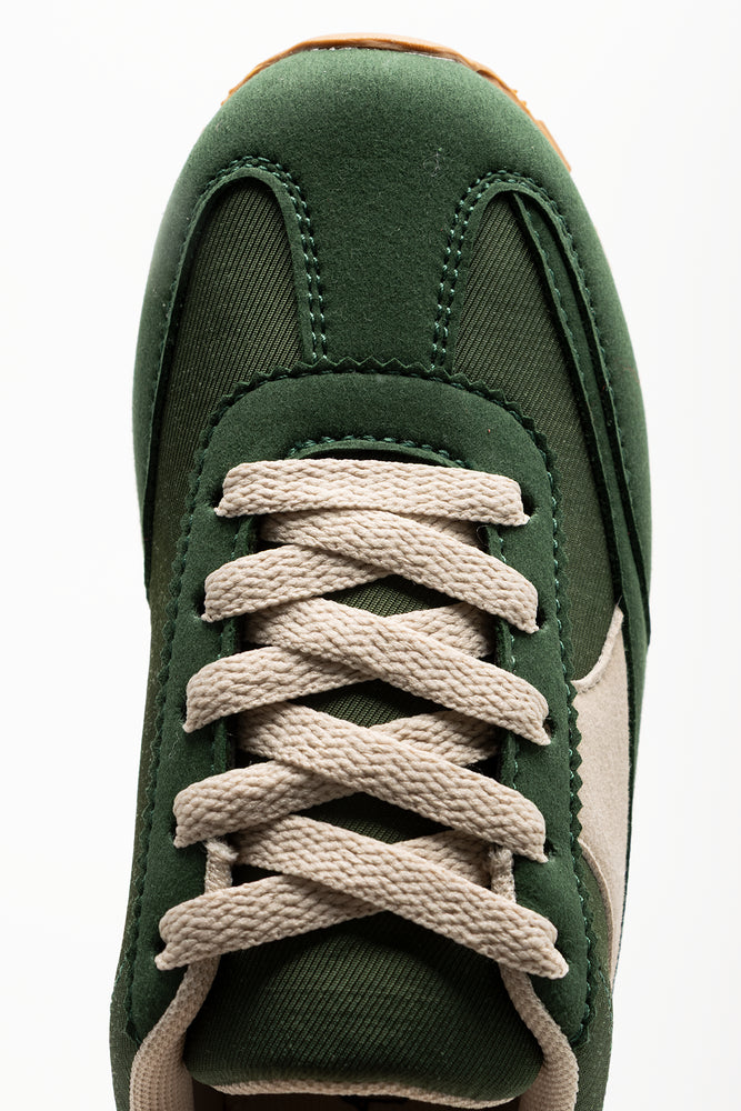 Retro Trainers Green (4)