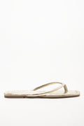 Thong Mule Sandals Gold (1)