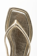 Thong Mule Sandals Gold (4)