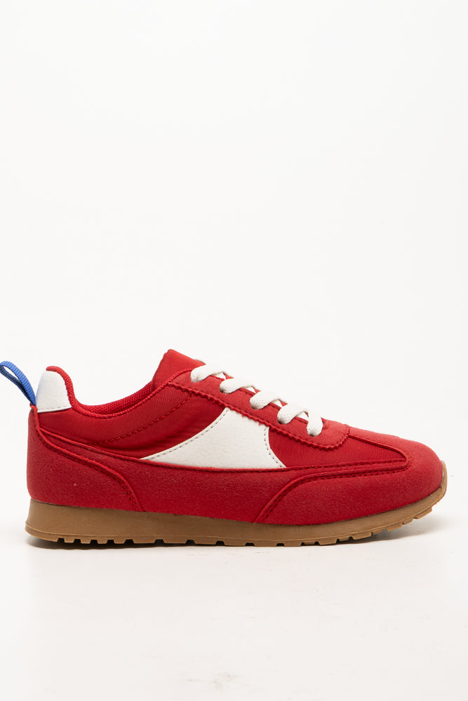 Retro Trainers Red (1)
