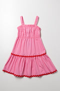 Tiered Dress Pink