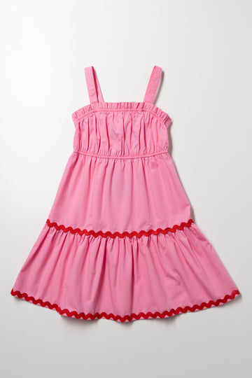 Tiered Dress Pink