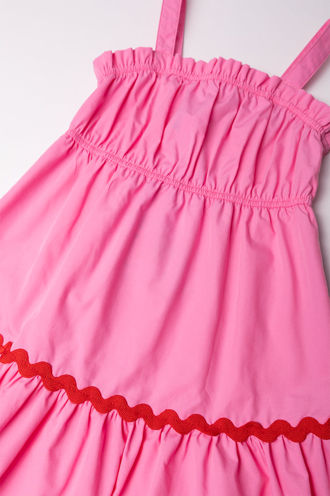 Tiered Dress Pink
