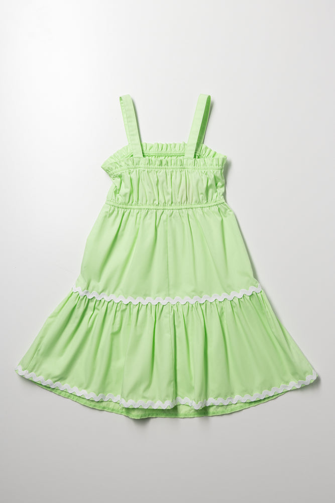Tiered Dress Green (2)