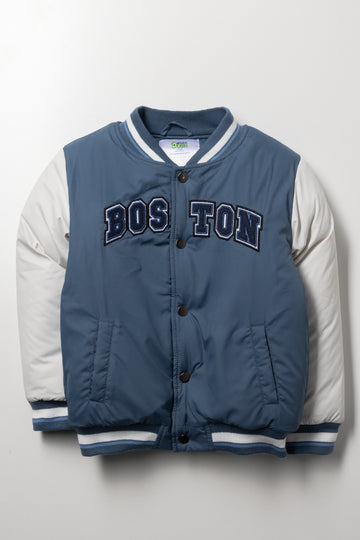 Baseball Bomber Jacket Blue