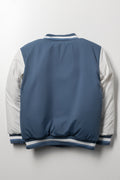 Baseball Bomber Jacket Blue (2)