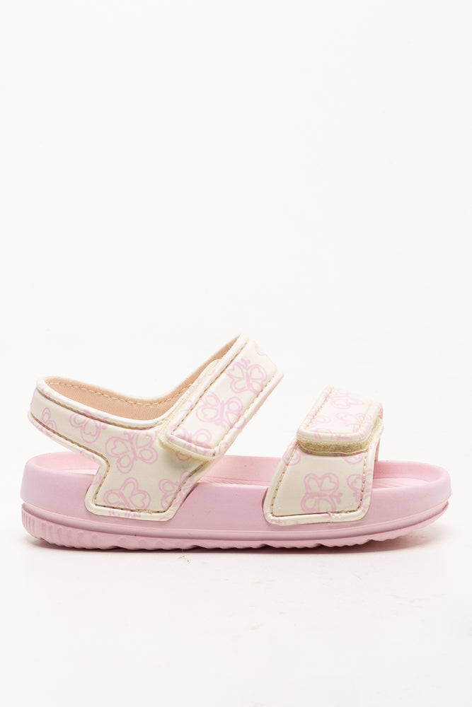 Double Strap Sandals Pink (1)