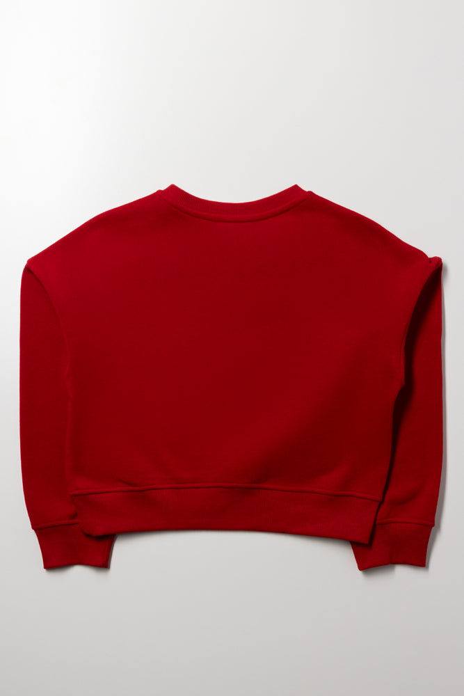 New York Crew Neck Tracktop Red (2)