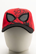 Spiderman Peak Cap Red
