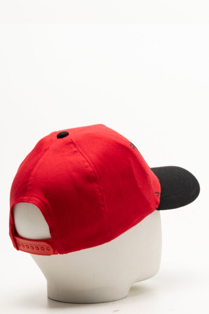 Spiderman Peak Cap Red