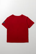 Moonbag Short Sleeve T-Shirt Red And Black (2)