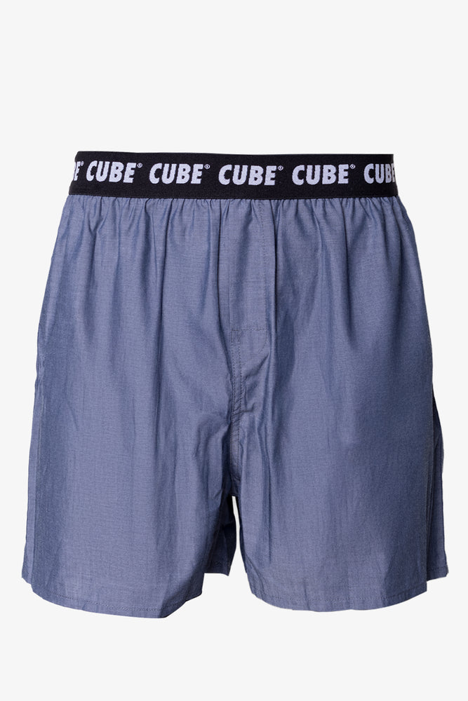 3 Pack Pack Woven Boxers Blue And Black | Underwear & Socks