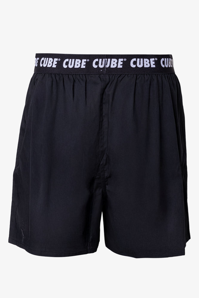 3 Pack Pack Woven Boxers Blue And Black (3)