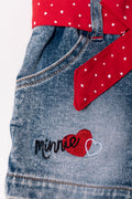 Minnie Mouse Denim Shorts Blue (1)