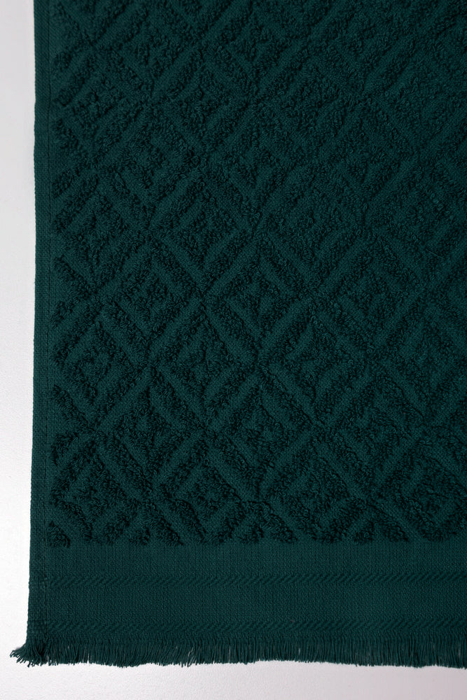 Textured Guest Towel Botanical Garden