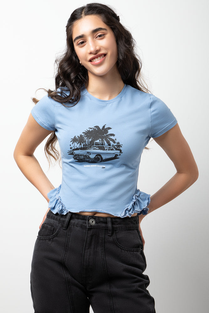 Short Sleeve T-Shirt Light Blue