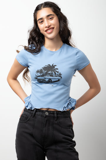 Short Sleeve T-Shirt Light Blue