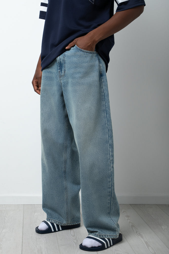 Baggy Denim Jeans Light Blue