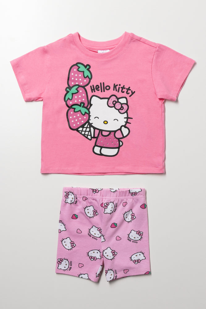 Hello Kitty Set Pink
