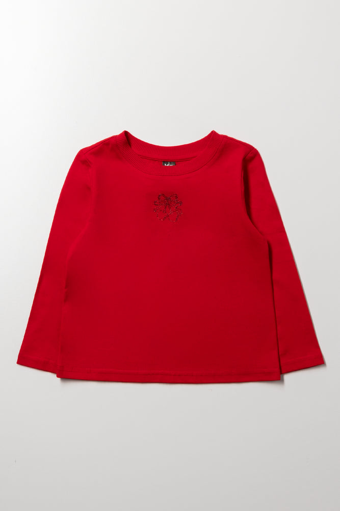 Long Sleeve T-Shirt Red