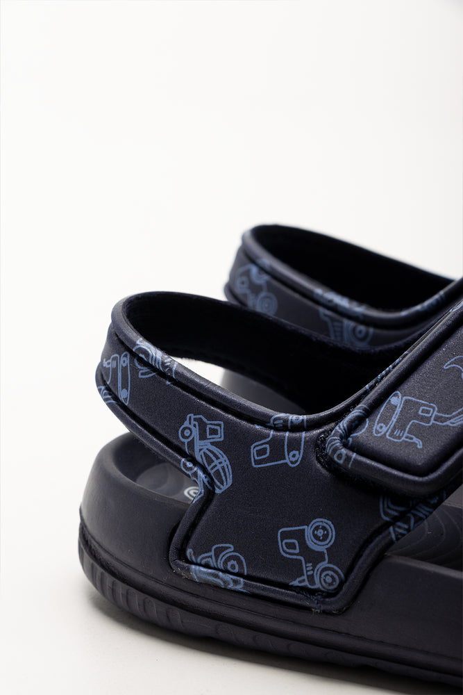 Double Strap Sandals Navy (3)