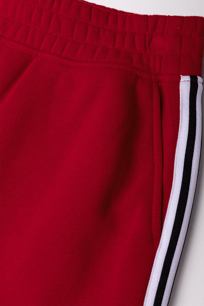 Wide Leg Trackpants Red (1)