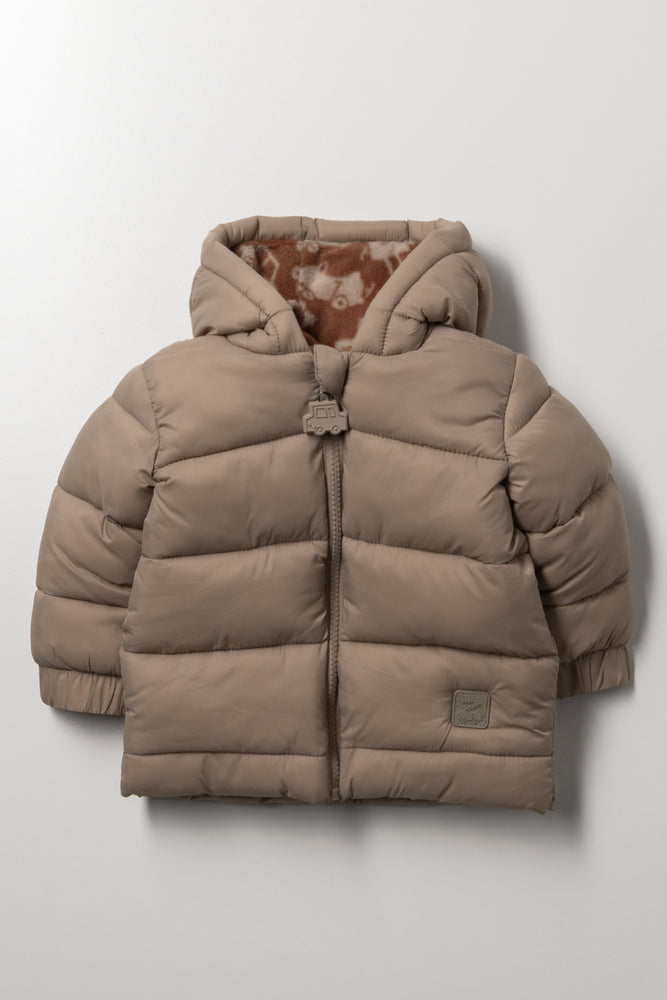 Puffer Jacket Stone