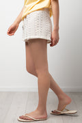 Textured Shorts White (1)