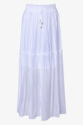 Tiered Skirt White