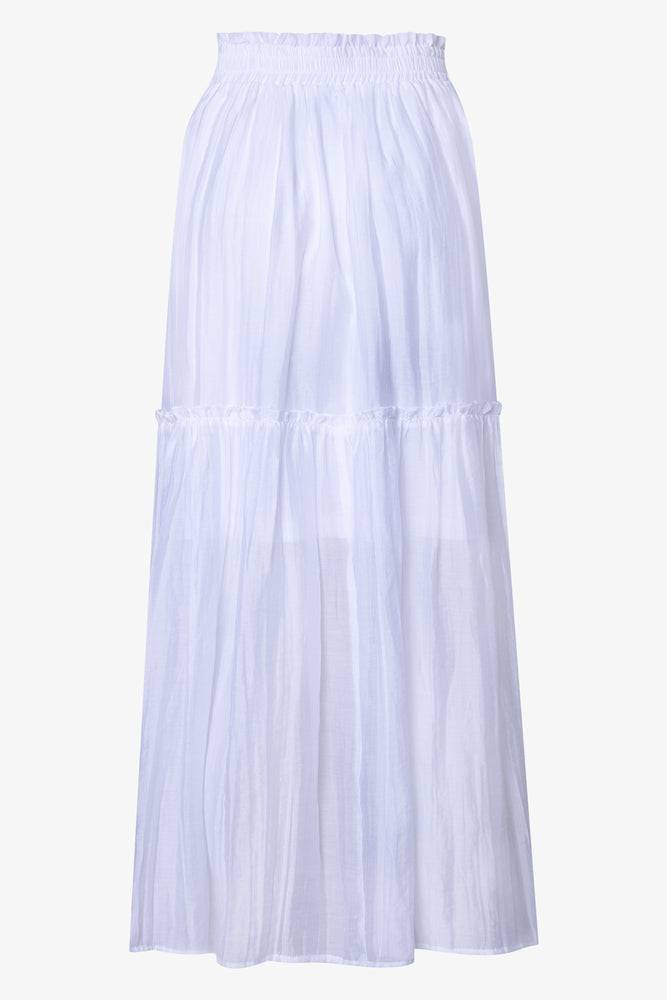 Tiered Skirt White (1)