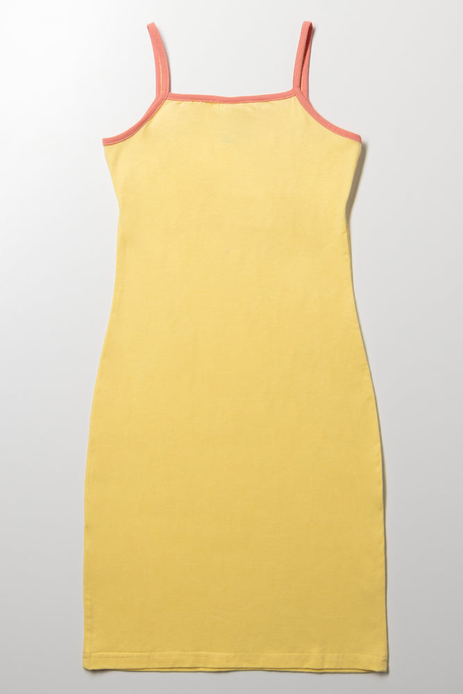 Bodycon Dress Yellow (2)