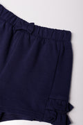 Knit Shorts Navy (1)