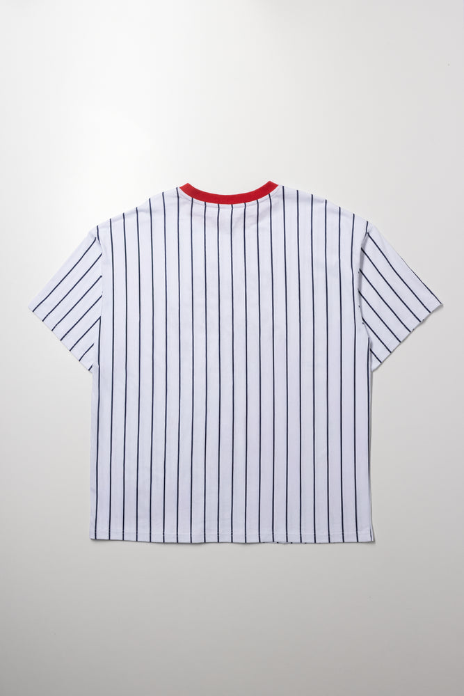 Oversized Pin Stripe T-Shirt Multicolour (3)