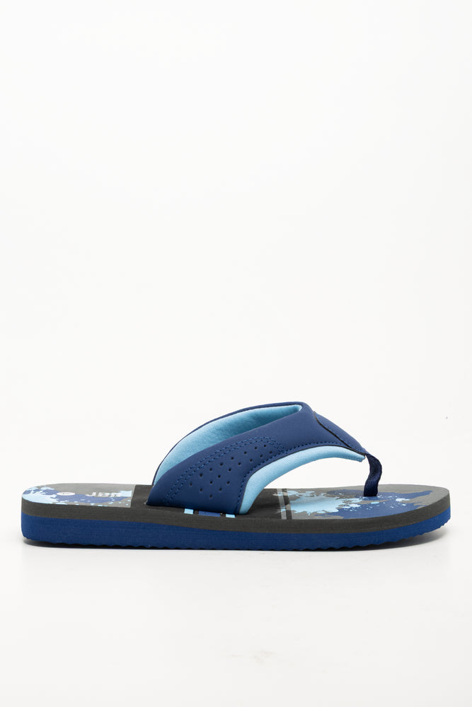 Padded Flip Flop Navy