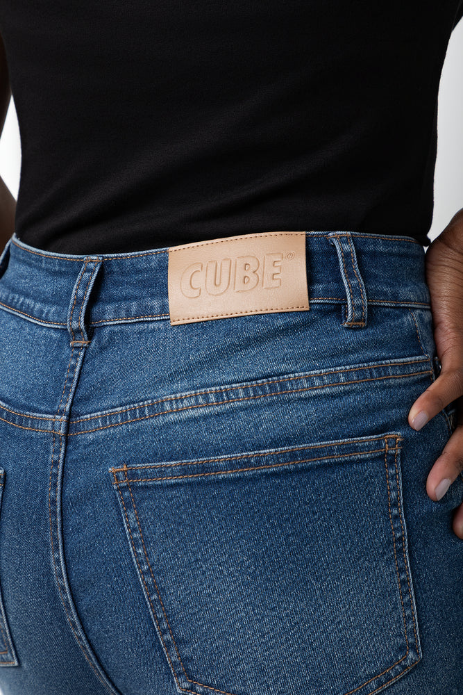 Ripped Skinny Denim Jeans Blue (3)