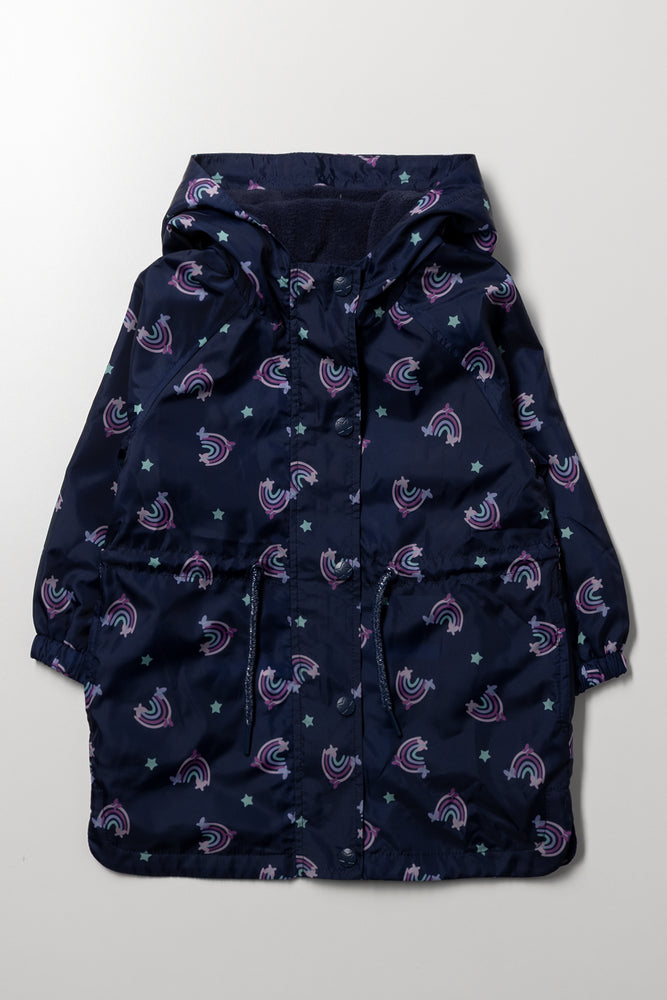 Rainbow Rain Jacket Navy