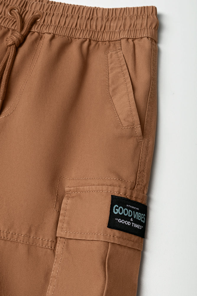 Cargo Shorts Tobacco (1)