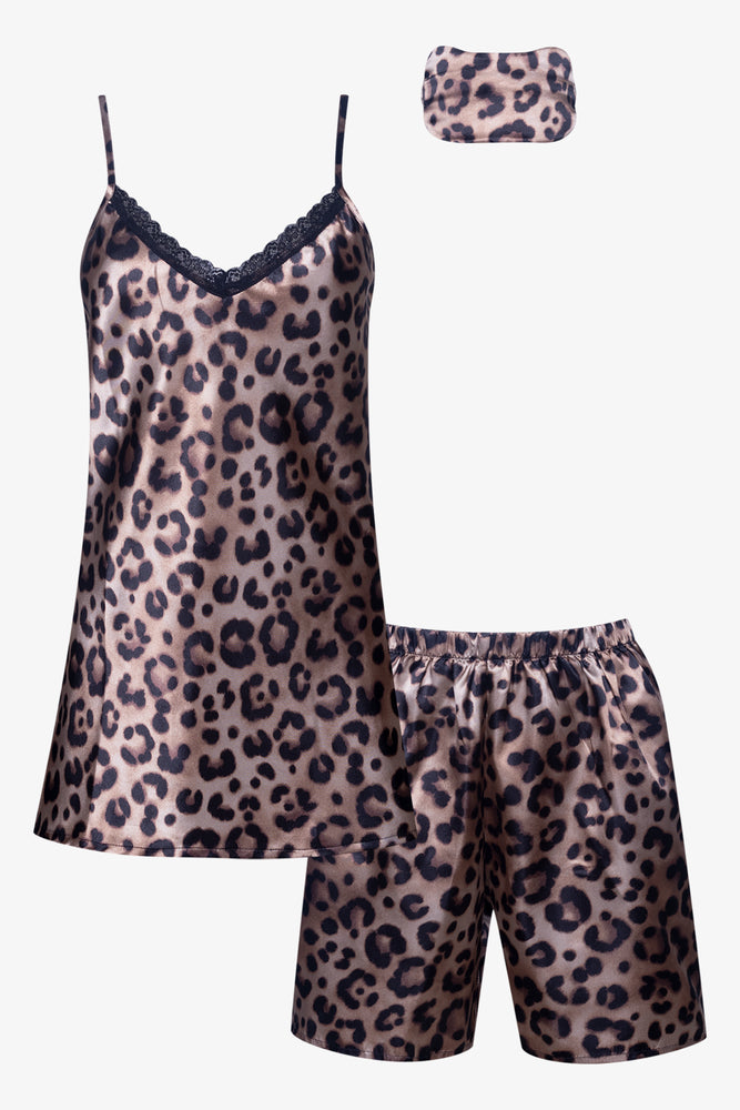 Leopard Print Sleepwear Set