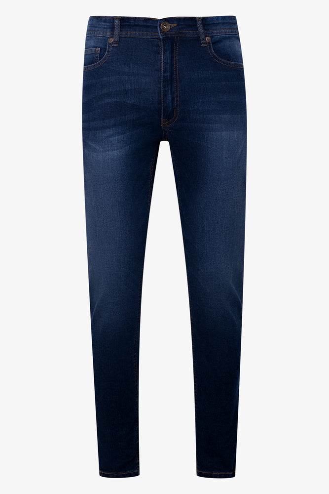 Skinny Denim Jeans Dark Blue