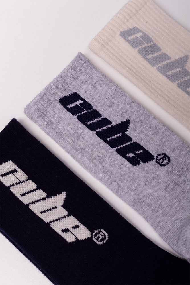 3 Pack Socks Natural (1)