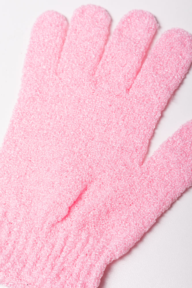 Bath Gloves Pink (1)