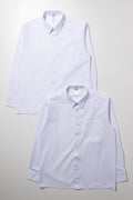 2 Pack Long Sleeve Shirts White